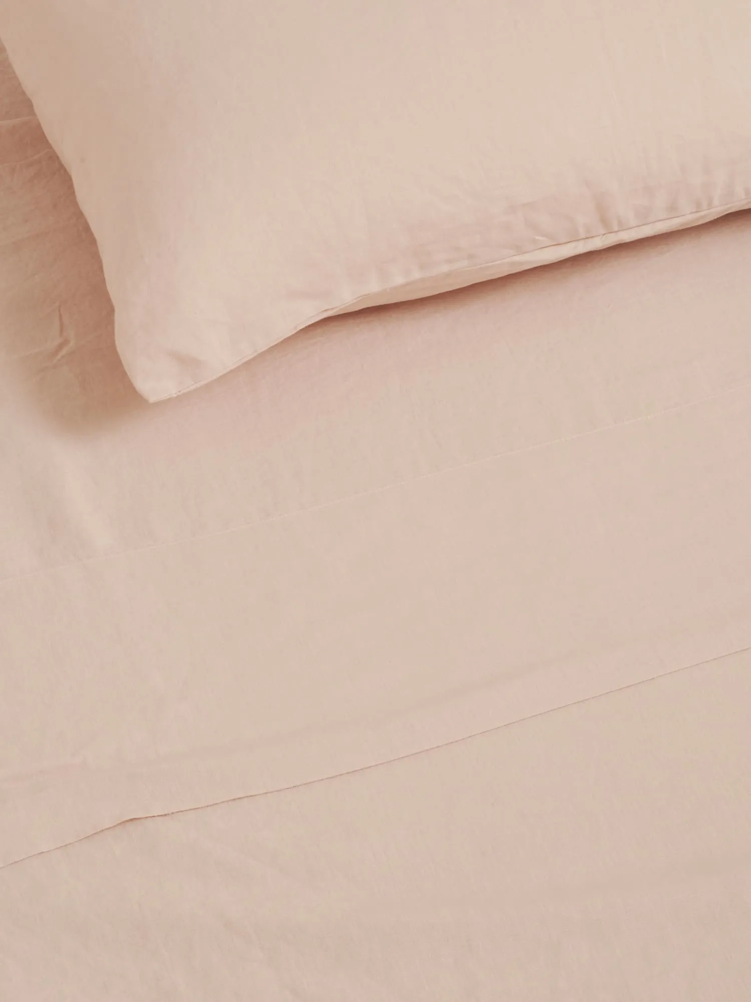 100% Linen Pillowcase Set (of two) in Blush