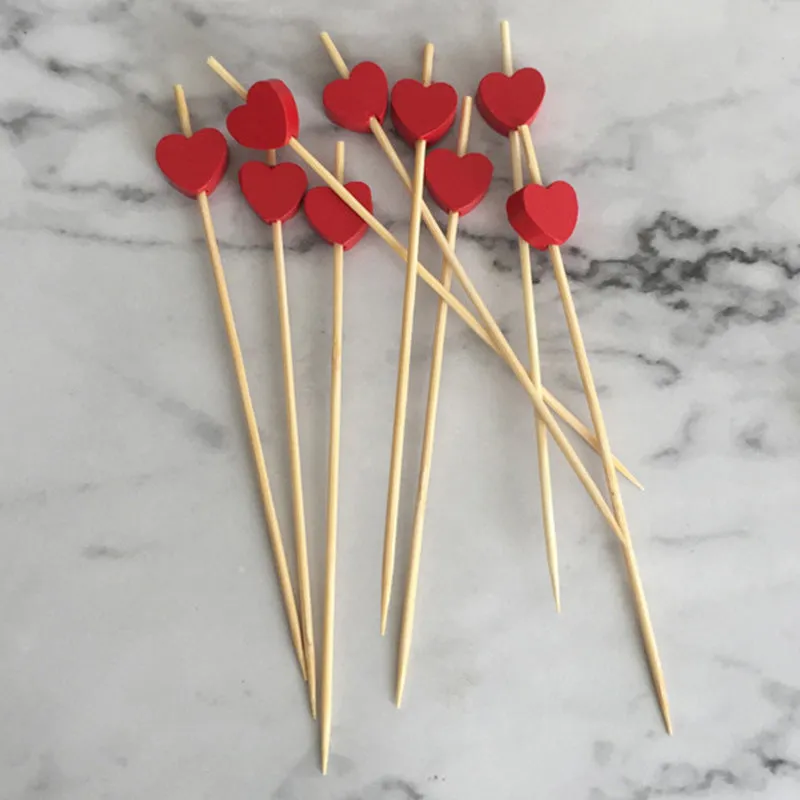 100 Pieces Of Love Creative Fruit Toothpick