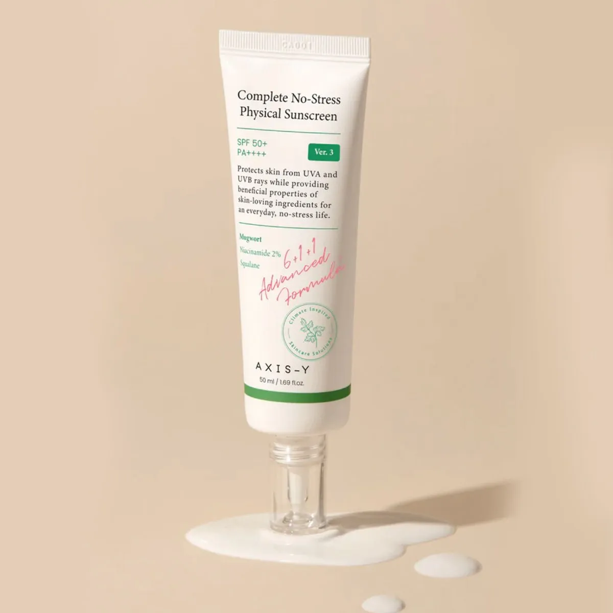 Axis-Y Complete No-Stress Physical Sunscreen 50Ml