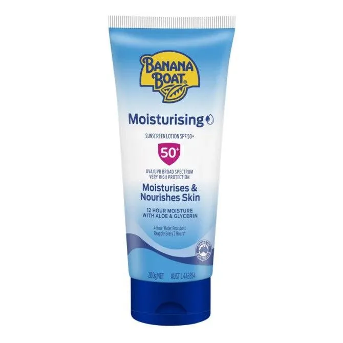 Banana Boat Moisturising Sunscreen Lotion SPF50 Plus 200g