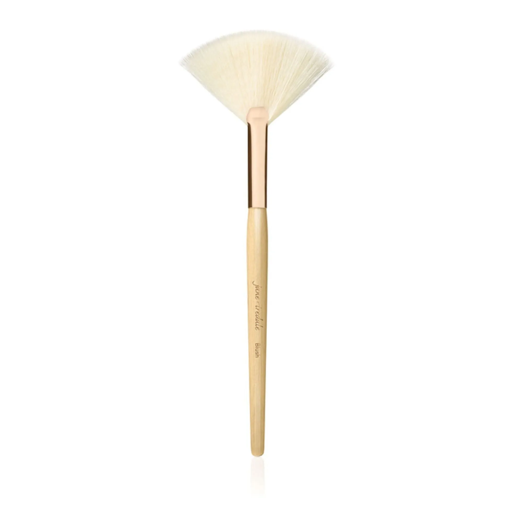 Blush Brush White Fan