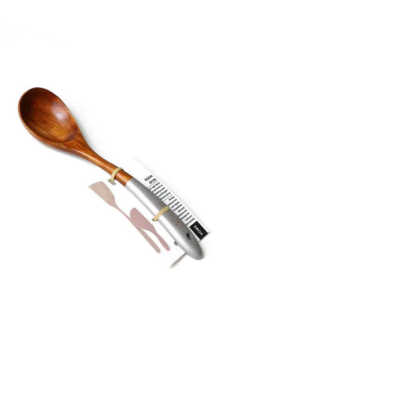 Colorful Teak Lacquer Kitchen Utensils Set