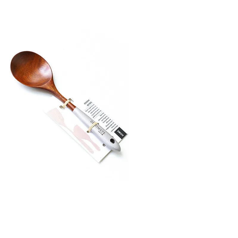 Colorful Teak Lacquer Kitchen Utensils Set