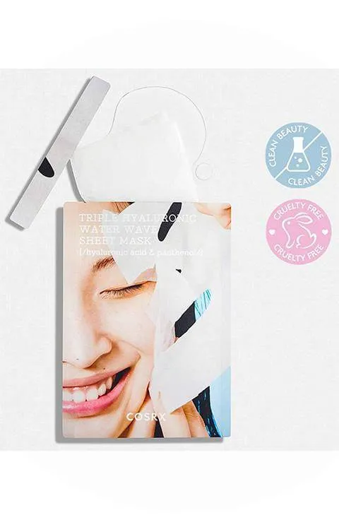 [COSRX] Triple Hyaluronic Water Wave Sheet Mask (1Pcs)