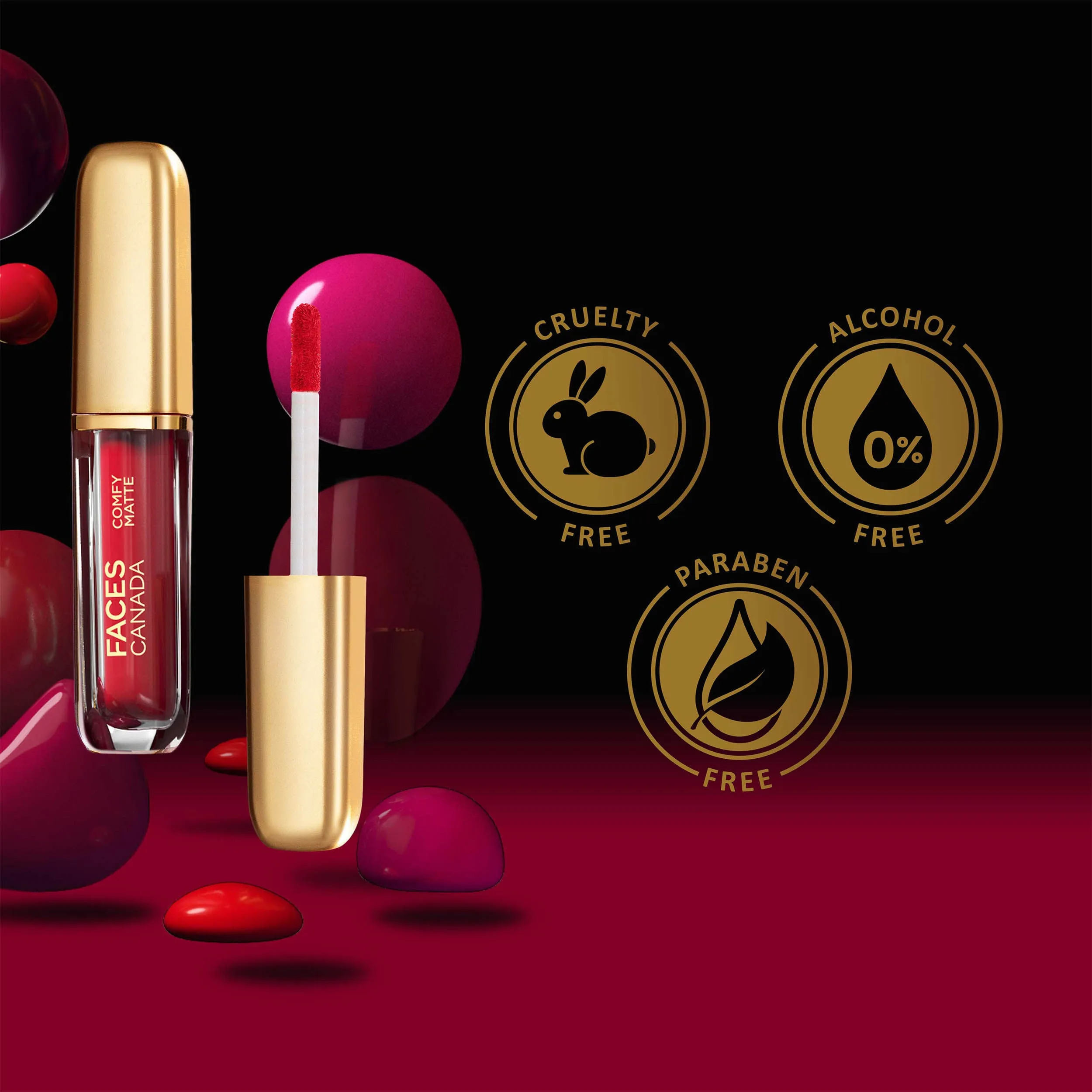 Faces Canada Comfy Matte Lip Color | Comfortable 10 Hours Longstay | Matte Finish | With natural Oils | Any Day Now 04 3ml