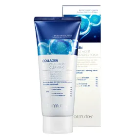 FARM STAY Collagen Water Full Moist Deep Cleansing Foam 180ml
