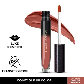 FC Comfy Silk Liquid Lip Color- Soulful Brown 01