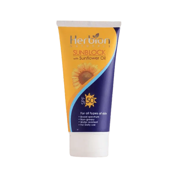 Herbion With Sunflower Sunblock Spf 50 100ml