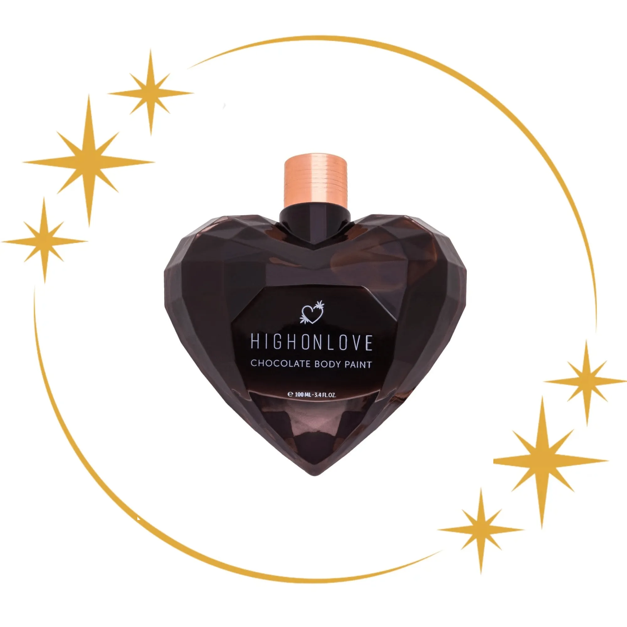 High On Love Dark Chocolate Body Paint with Hemp