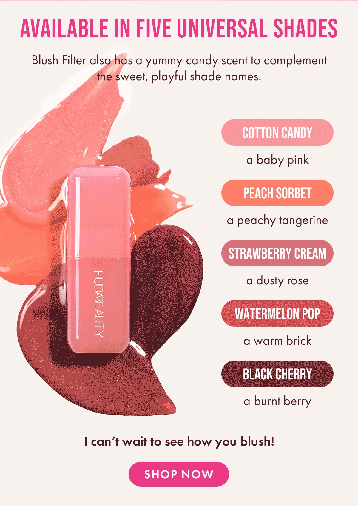 Huda Beauty Blush Filter Liquid Blush (Cotton Candy)