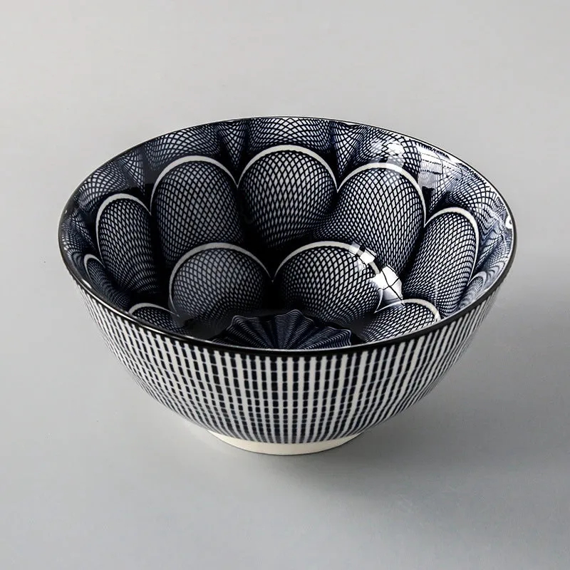 Japanese Style Ceramic Soup Bowl, Large Bowl, Instant Noodle Bowl, Ceramic Bowl For Soup, 8-Inch Household Noodle Soup Bowl, Ramen Bowl