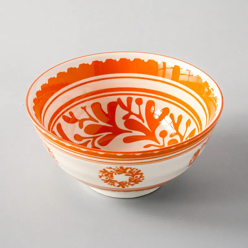 Japanese Style Ceramic Soup Bowl, Large Bowl, Instant Noodle Bowl, Ceramic Bowl For Soup, 8-Inch Household Noodle Soup Bowl, Ramen Bowl