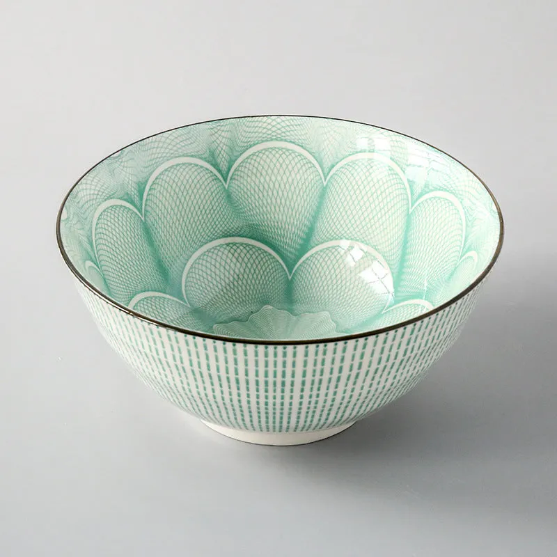 Japanese Style Ceramic Soup Bowl, Large Bowl, Instant Noodle Bowl, Ceramic Bowl For Soup, 8-Inch Household Noodle Soup Bowl, Ramen Bowl