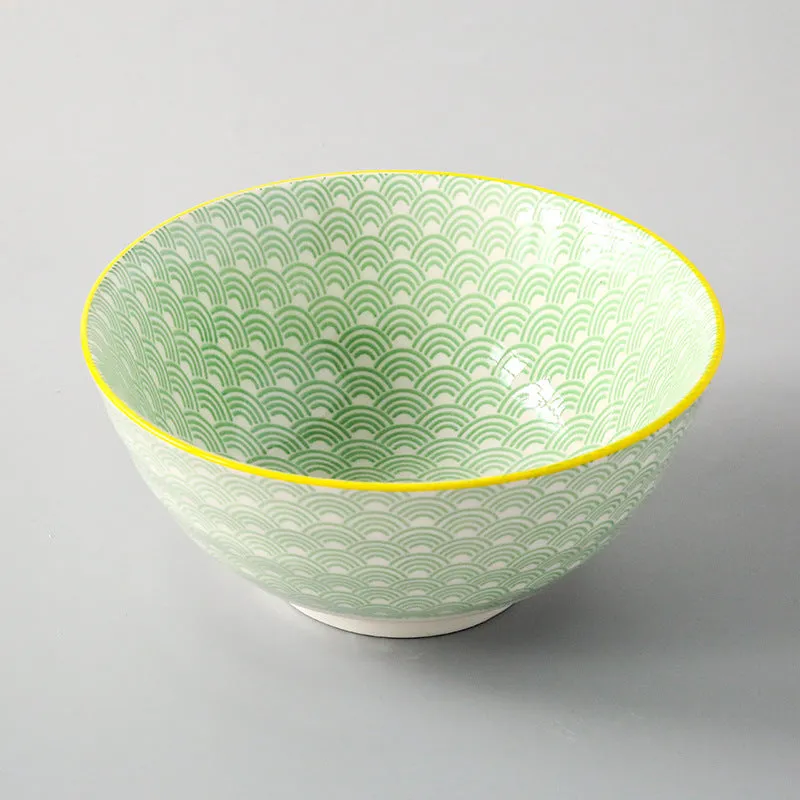 Japanese Style Ceramic Soup Bowl, Large Bowl, Instant Noodle Bowl, Ceramic Bowl For Soup, 8-Inch Household Noodle Soup Bowl, Ramen Bowl