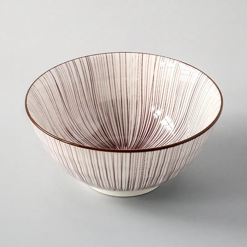Japanese Style Ceramic Soup Bowl, Large Bowl, Instant Noodle Bowl, Ceramic Bowl For Soup, 8-Inch Household Noodle Soup Bowl, Ramen Bowl