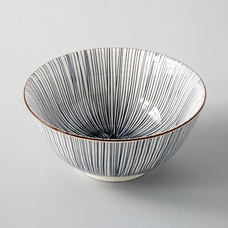 Japanese Style Ceramic Soup Bowl, Large Bowl, Instant Noodle Bowl, Ceramic Bowl For Soup, 8-Inch Household Noodle Soup Bowl, Ramen Bowl