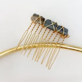 Kyanite Mini Hair Comb