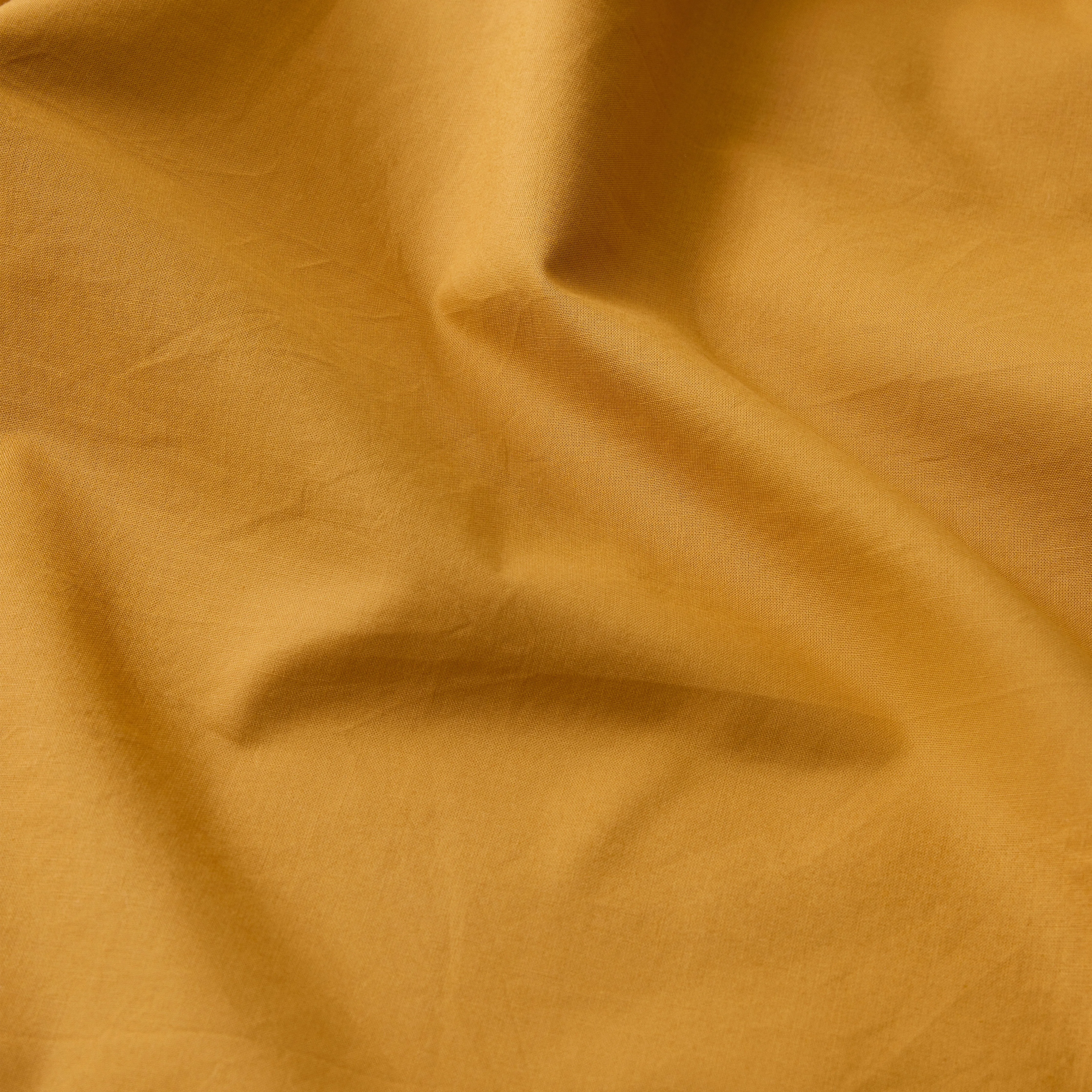 Leo Washed Cotton - Mustard European Pillowcase