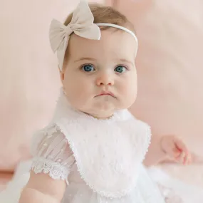Melissa Christening Bib