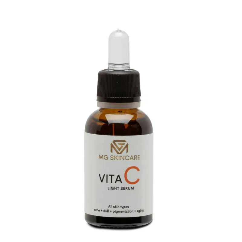 MG Skin Care - Vitamin C Serum for Face, Anti aging Facial, Vitamin C Serum for Smoother, Glowing and Firmer, Suitable to all Skin Types (Vegan) 30ml