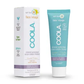 Mineral face sunscreen SPF 30 (Fragrance Free)