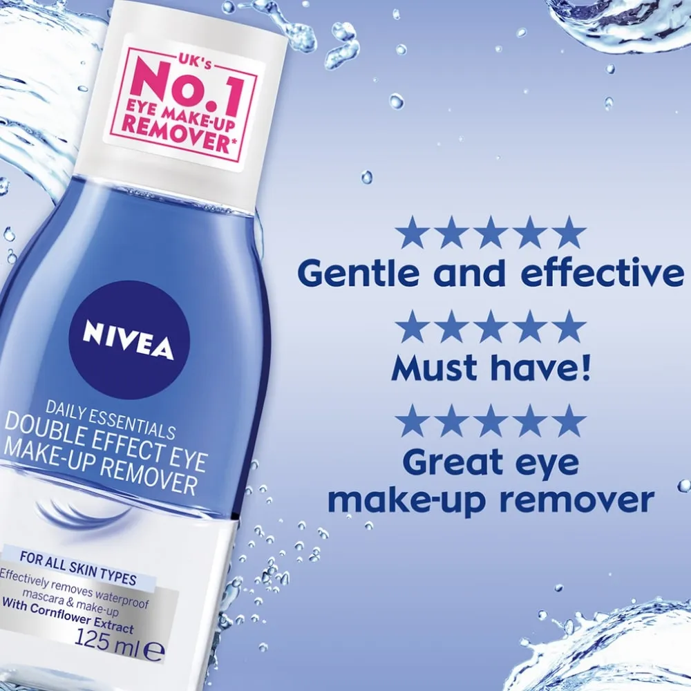Nivea Double Effect Waterproof Eye Make Up Remover 125ml