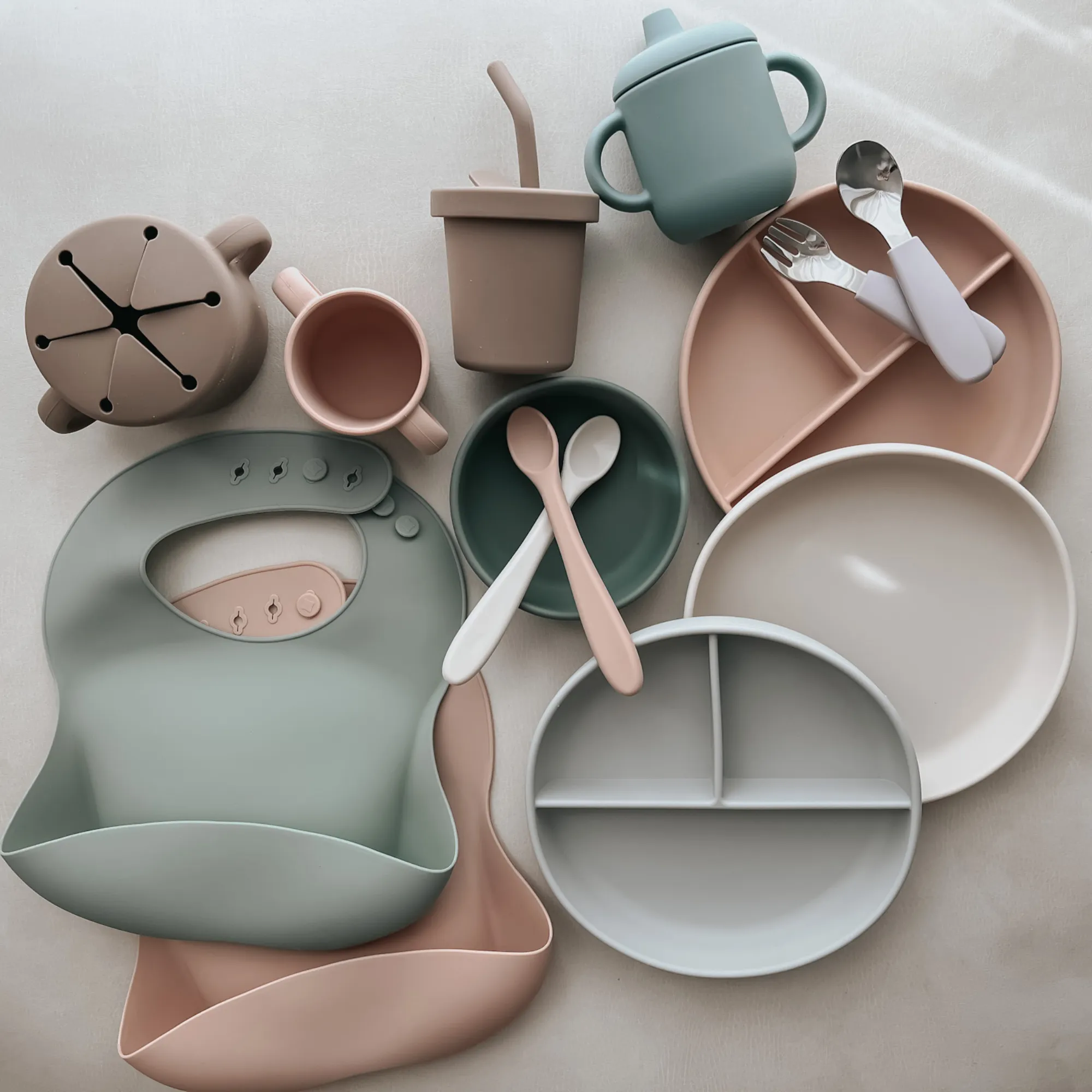 noüka Bib - Soft Blush