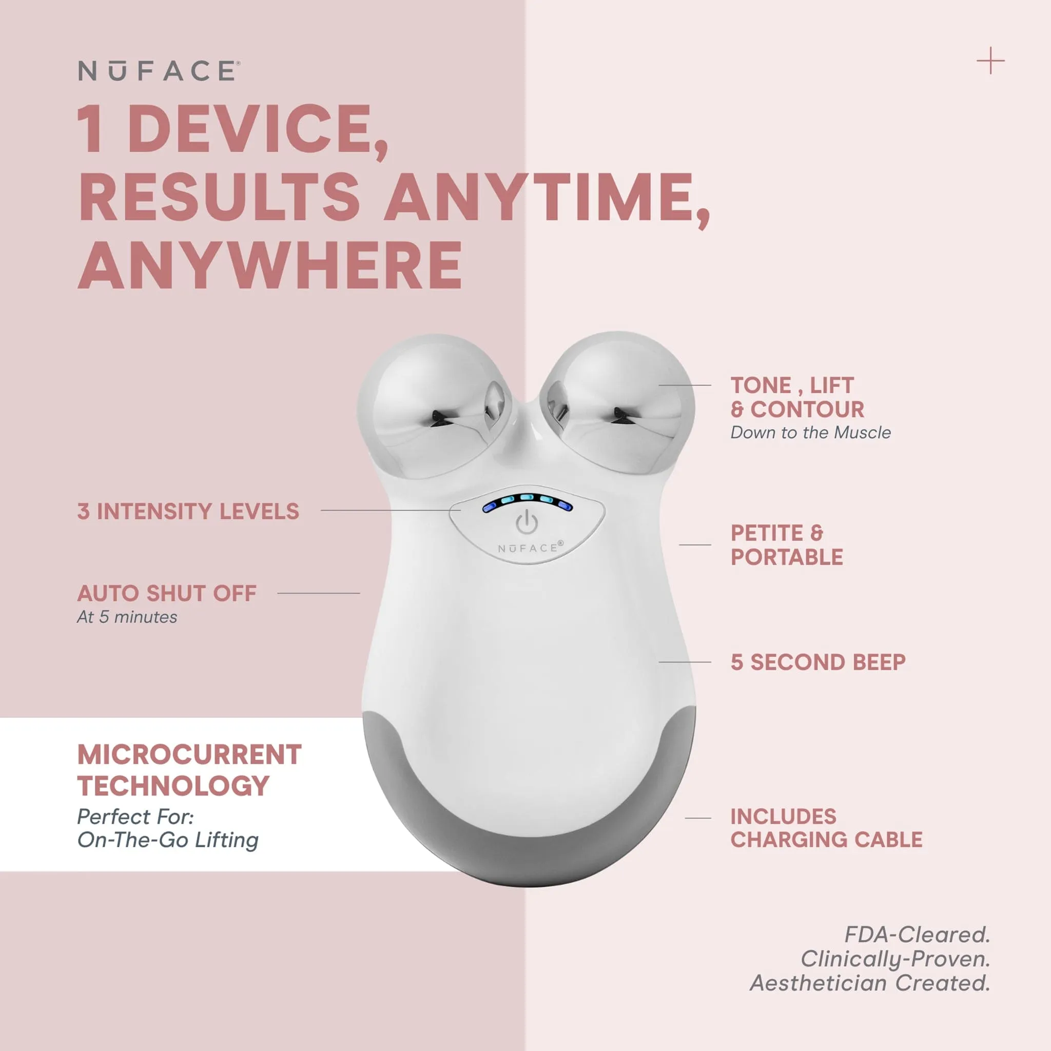NuFACE Microcurrent Facial Toning Device