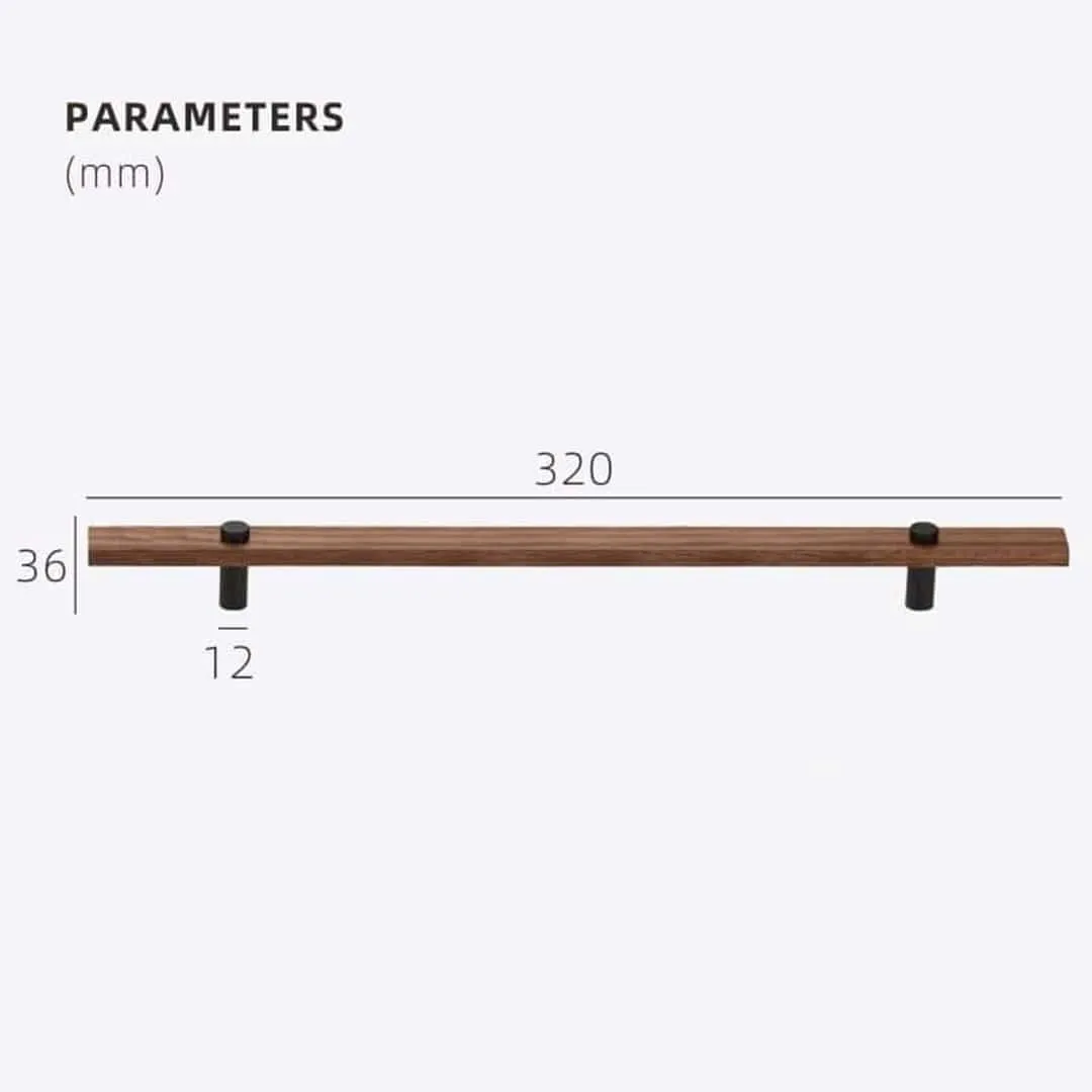 NUX Walnut & Brass Handles