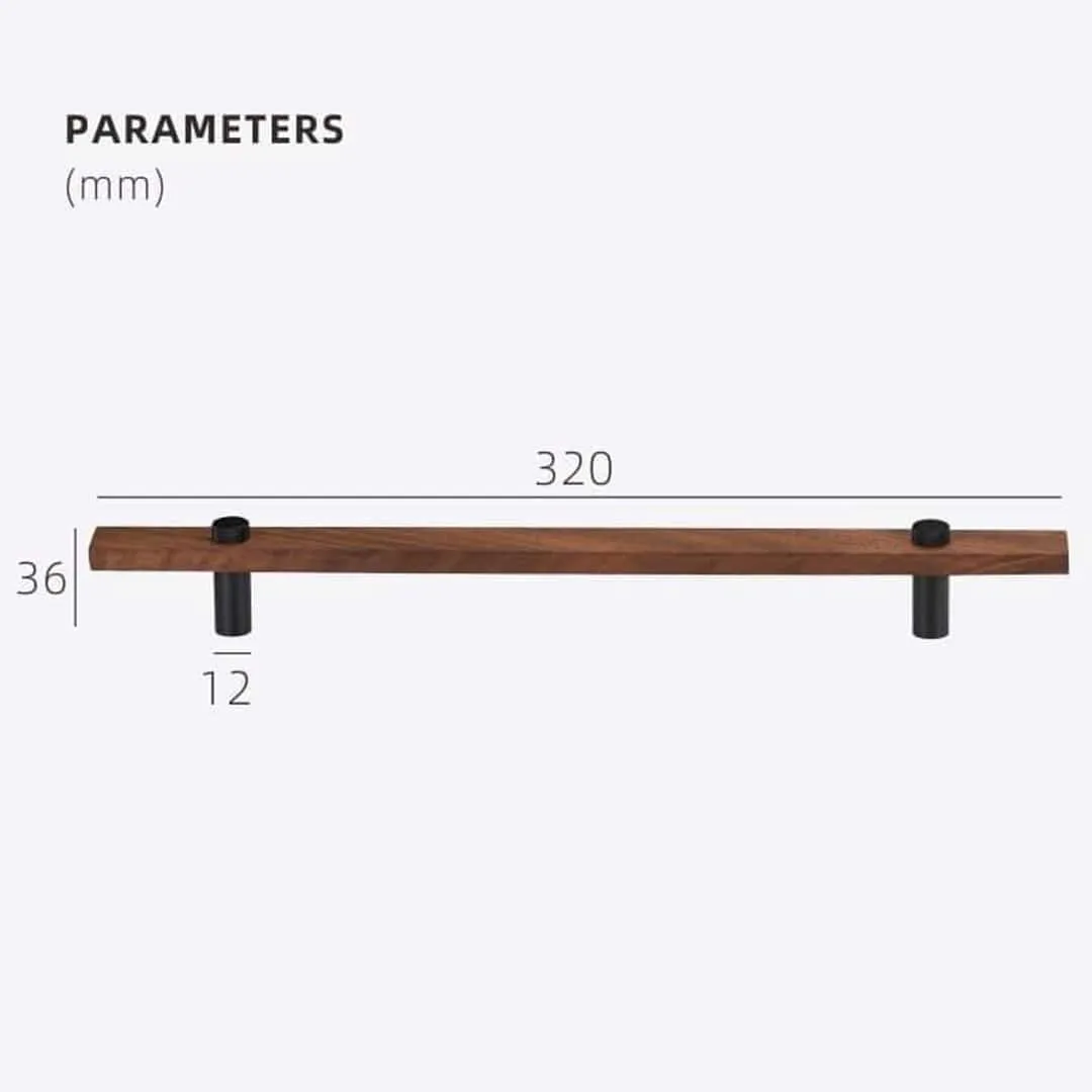 NUX Walnut & Brass Handles