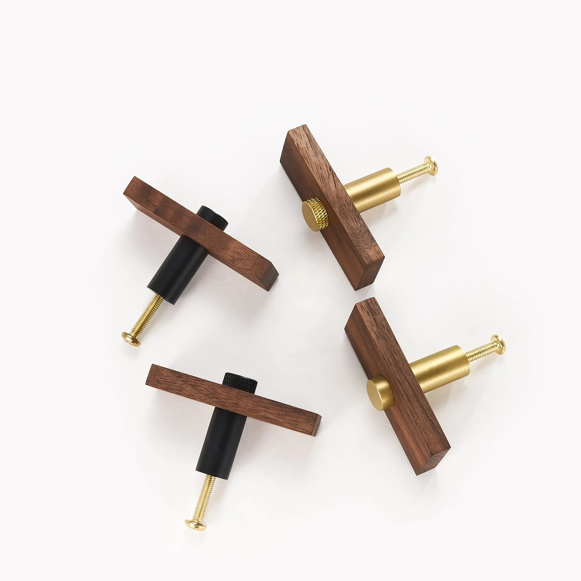 NUX Walnut & Brass Handles
