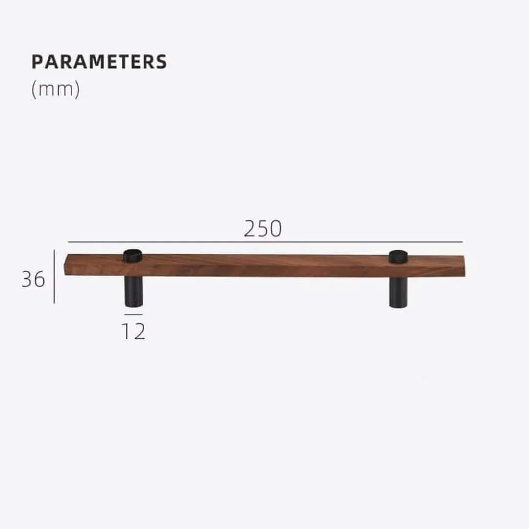 NUX Walnut & Brass Handles