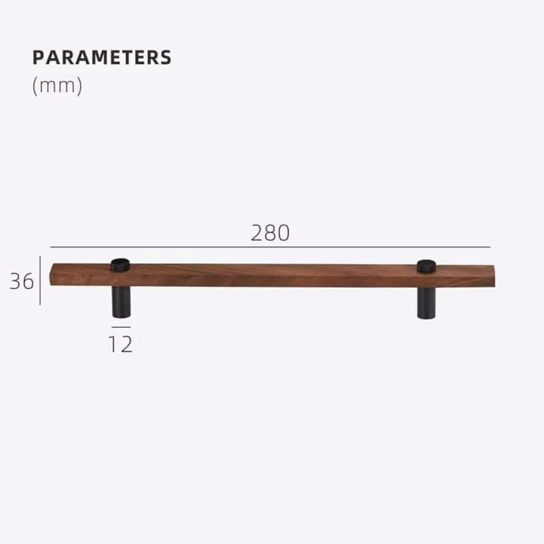 NUX Walnut & Brass Handles