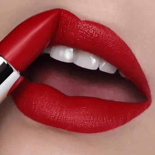OBN Beauty 1PC Matte & Metallic RED Supreme Shades Waterproof Longlasting Stick & Liquid 2in1 Lipstick For Girls & Women By SENECIO