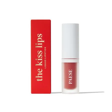 PAESE THE KISS LIPS SET - Liquid Lipstick & Lip Liner - 02 Nude Coral