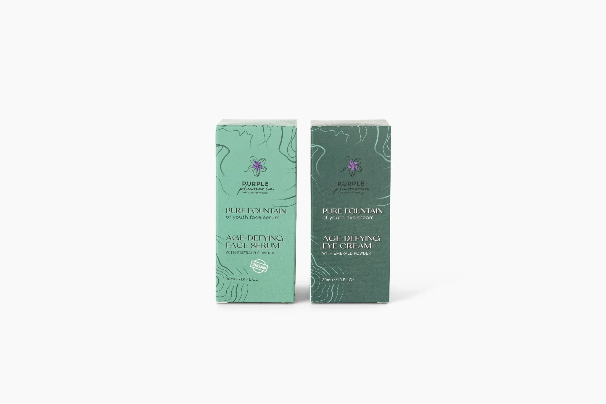 Pure Fountain of Youth Natural Face Serum with Emerald Powder