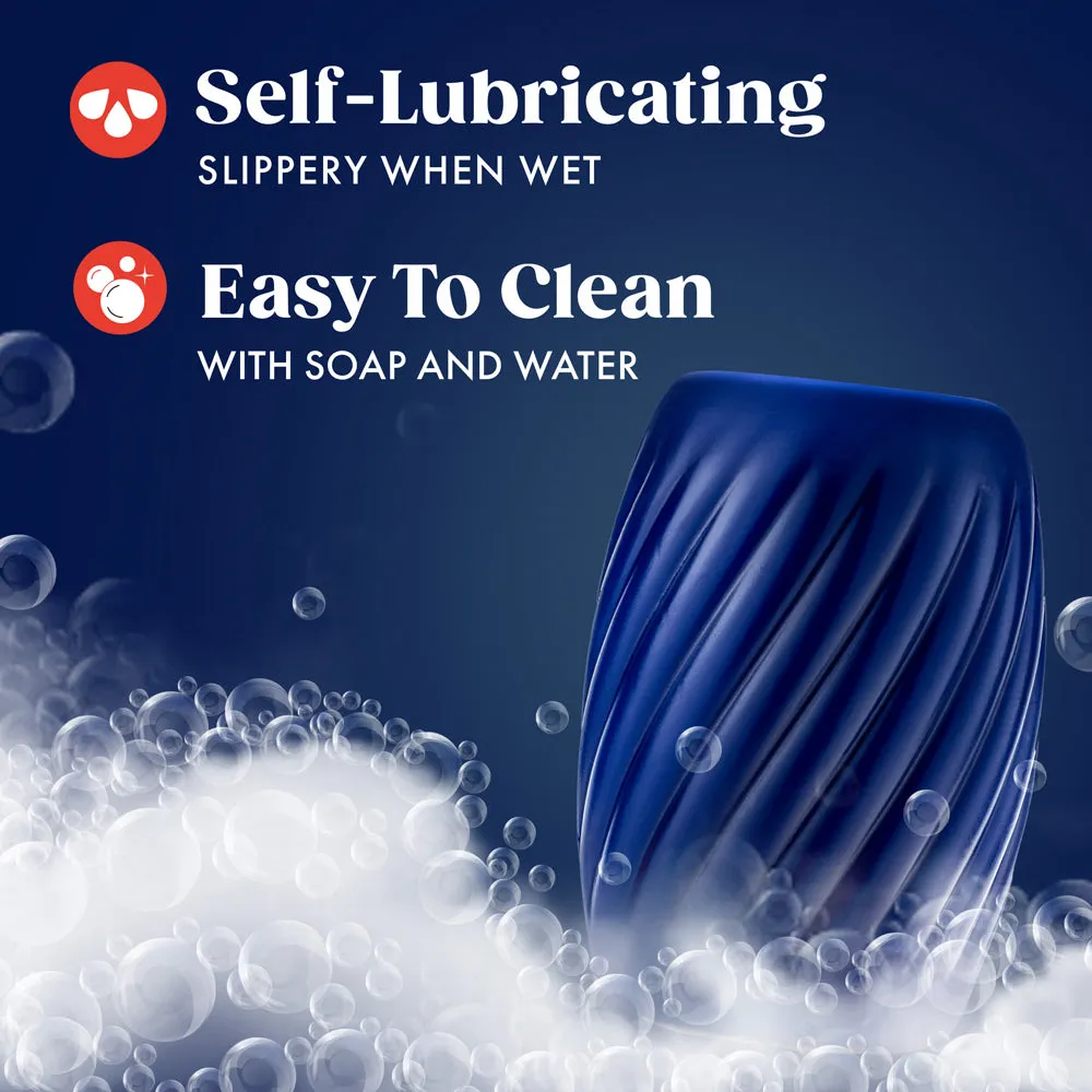 Rize Turbine Self-Lubricating Stroker Blue