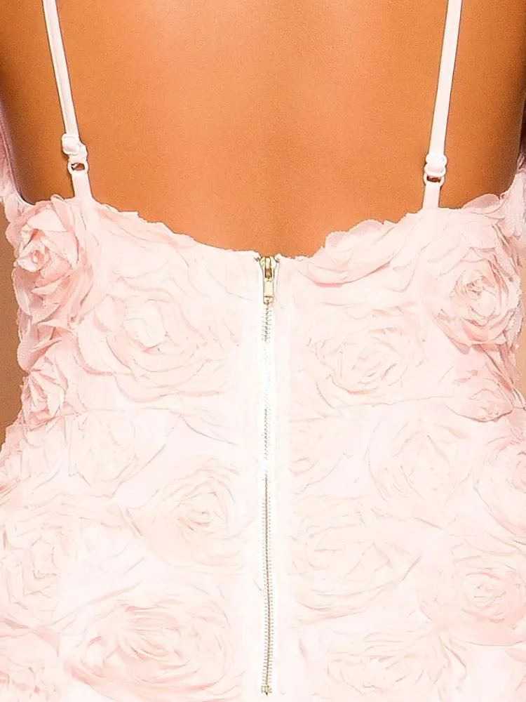 Romantic Pink Rose Rompers