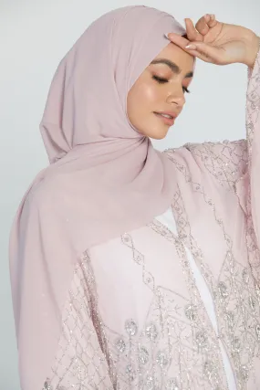 Soft Luxury Georgette Hijab - Rose Blush