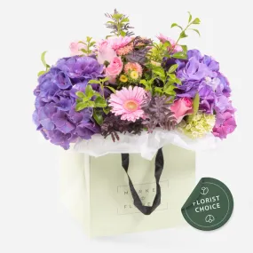 Soft Pinks Flower Bag