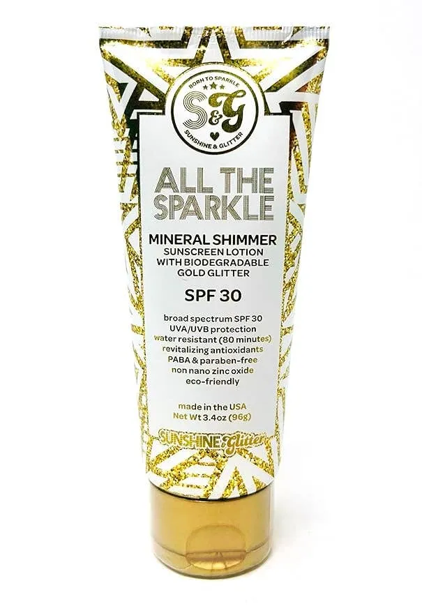 SUN All the Sparkle Mineral Shimmer Sunscreen SPF 30