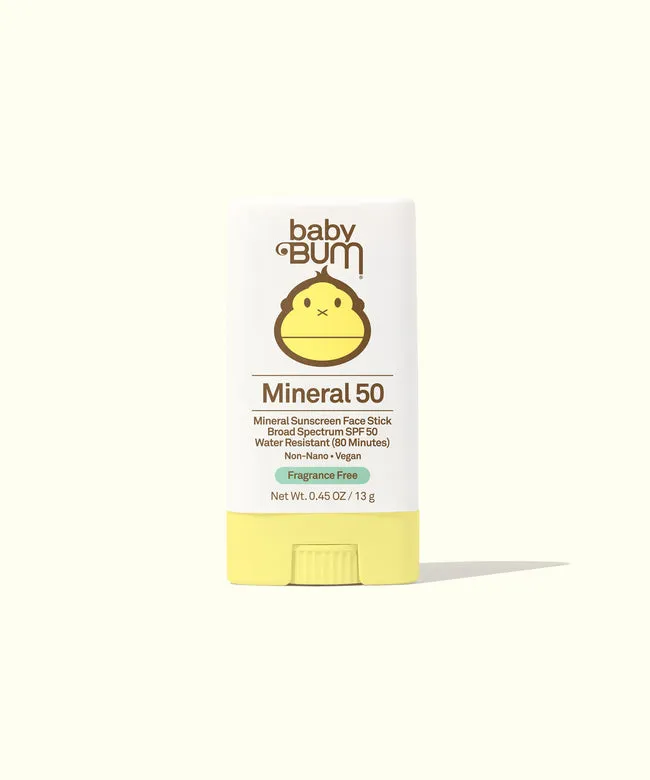 Sun Bum Baby Bum Mineral SPF 50 Sunscreen Face Stick
