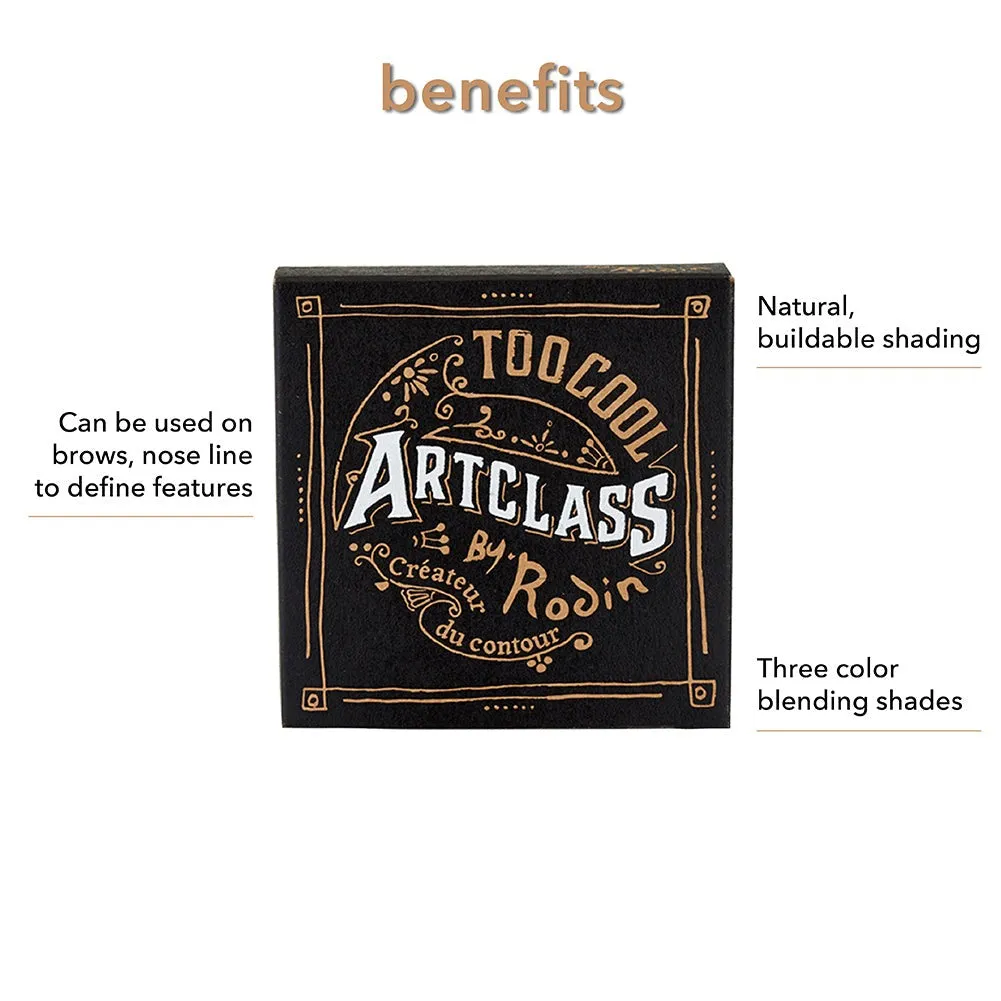 Too Cool For School Artclass By Rodin Shading (02 Modern) 韩国 Too Cool For School 涂酷 修容盘三色高光遮瑕 (02 摩登米灰) 9.5g