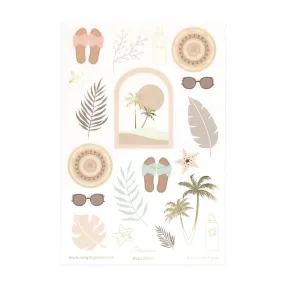 Tropicana (Deco Sheet   light gold foil)